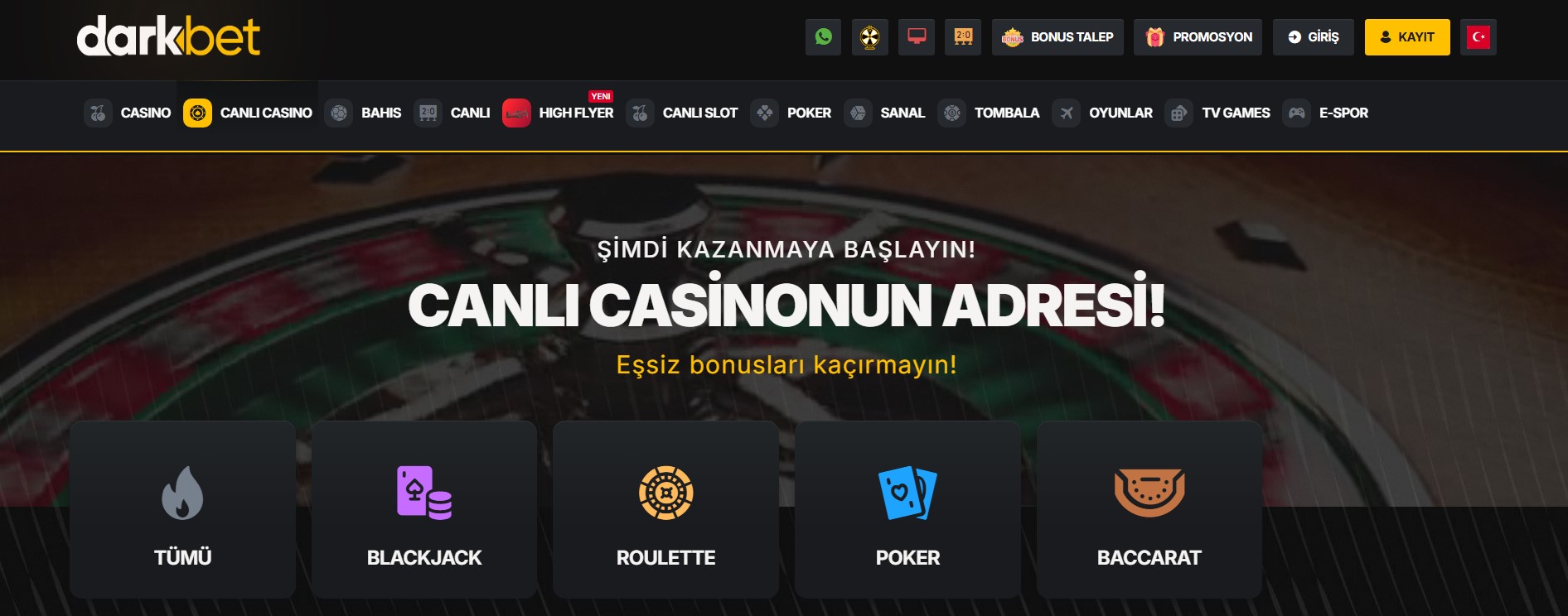 Darkbet Casino Oyunu